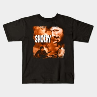 Gabbar Singh The Iconic Villain of Sholays Kids T-Shirt